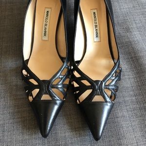 Manolo blahnik kitten heels, size 40